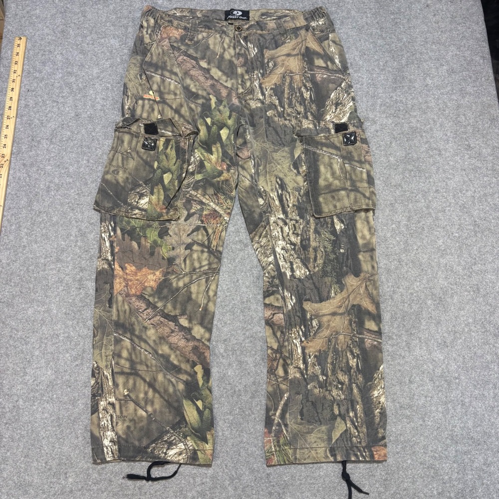 Mossy Oak Mens Camo Cargo Pants Break-Up Country Hunting Trousers 36/38L